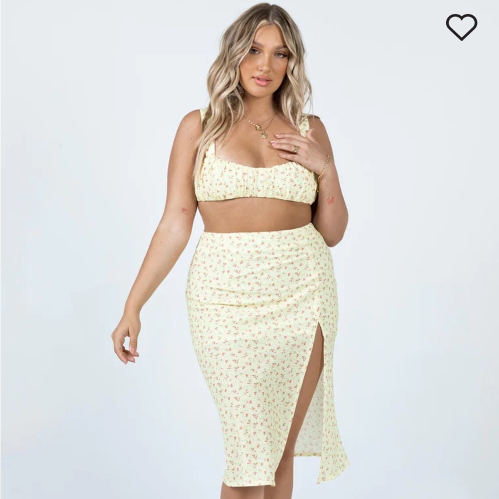 Princess Polly: Lily Set in Yellow - Size US 2